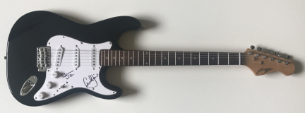 Brian Wilson and Al Jardine Signed Electric Guitar – £299